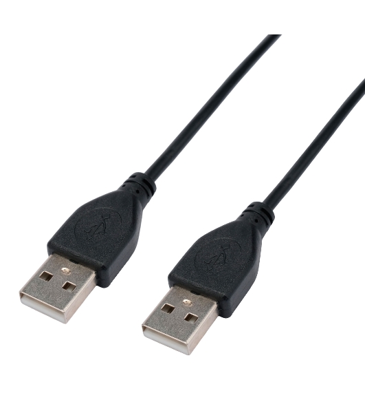 Кабель USB2.0 Cablexpert CC-USB2-AMAM-1.8M, AM/AM, экран, 28/26AWG, медь, Pro, 1.8м, черный, пакет