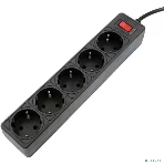Сетевой фильтр 5bites GARDA SP5B-550 5S, 3x0.75 мм2, 5 м, черный, фото 1