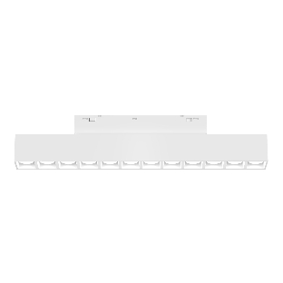 Трековый линейный светильник Ambrella light GL4490 WH белый IP20 12W 3CCT 3000-6000K SMART 48V 24° 218*22*25