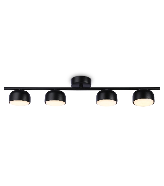 Светильник Ambrella light TN71029/4 BK черный GX53/4 max 12W 600*80*140