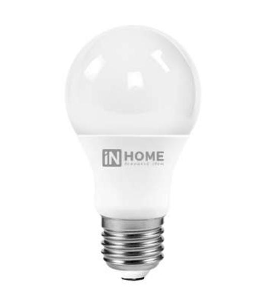 Лампа светодиодная IN HOME 4690612020235 LED-A60-VC 12 Вт 230В E27 3000К