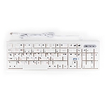 Клавиатура проводная Gembird KB-8354U, USB, бежевый/белый, фото2