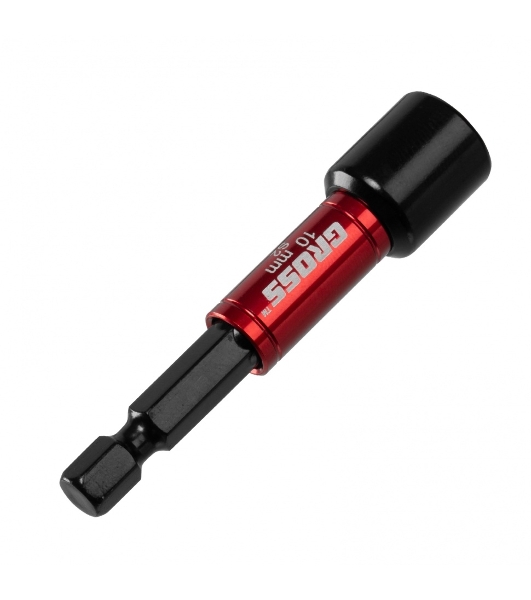 Бита с торцевой головкой GROSS, магнит. Nut-Driver, 10 мм, S2Gross 11619