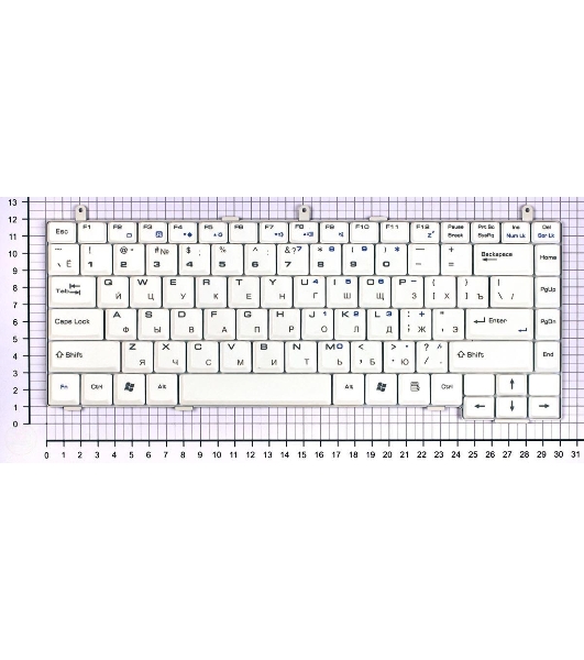 Клавиатура для ноутбука MSI S420 S425 S430 S450, белый