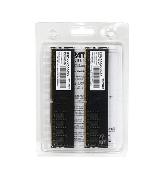 Оперативная память Patriot Signature, DDR4, 32GB (2x16 GB), 3200 MHz, CL22, DIMM