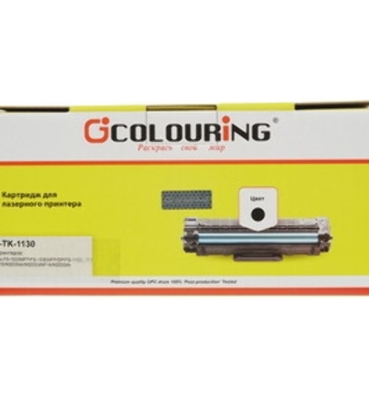 Картридж лазерный Colouring CG-TK-1130 черный (3000 стр.) для Kyocera FS-1030MFP/1030DP/ECOSYS M2030dn/M2530dn