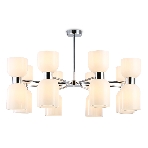 Люстра Ambrella light LH56085/16 СH/FR хром/белый матовый E14*16 max 40W D860*510, фото9