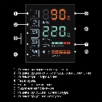 Стабилизатор напряжения настенный ExeGate Master Turbo XV-20000M (20000ВА, вход 45-290В, цветной дисплей, выход 220В±10%, КПД 98%, 5 уровней защиты, задержка, усиленный метал.корпус, 1*Schuko+клем.колодка, bypass, RTL), фото9
