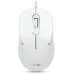 Мышь проводная Crown CMM-502 белый, 1000 dpi, USB, кнопки - 3, фото 1