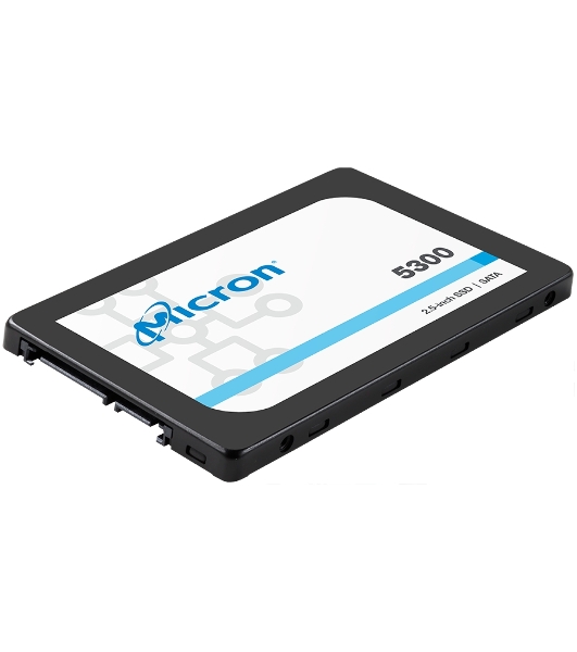 Накопитель SSD Crucial Micron 5300 PRO, 7680Gb, SATA III, R/W 540/520