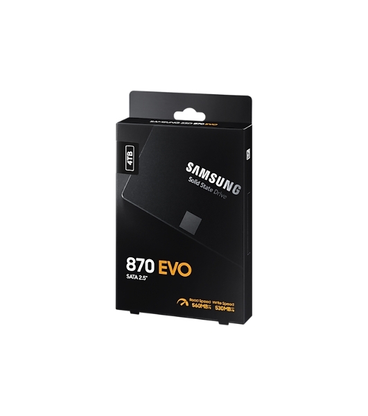 Накопитель SSD Samsung 4Tb 870 EVO, V-NAND, 2.5', SATA III, [R/W - 530/560 Mb/s]