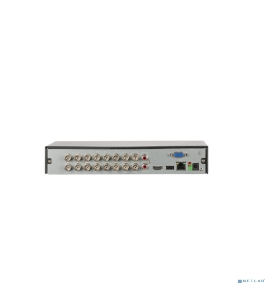 HDCVI-видеорегистратор Dahua DH-XVR5116HS-I3/T 16-канальный с FR HDCVI, AHD, TVI, IP, CVBS IP-каналы: до 24 каналов, до 6Мп; : 1 SATA III до 16Тбайт; видеоаналитика 1 HDMI, 1 VGA; сеть: 1 RJ45 1000М