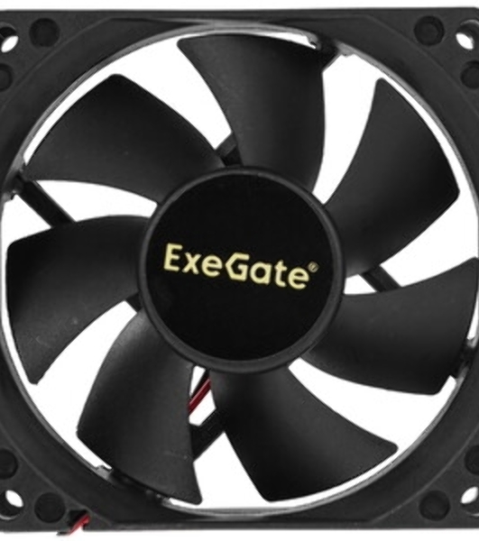 Вентилятор для корпуса ExeGate ExtraPower EP02510S2P-5 черный, 25 мм, 12000 об/мин, 26 дБ, 2 pin