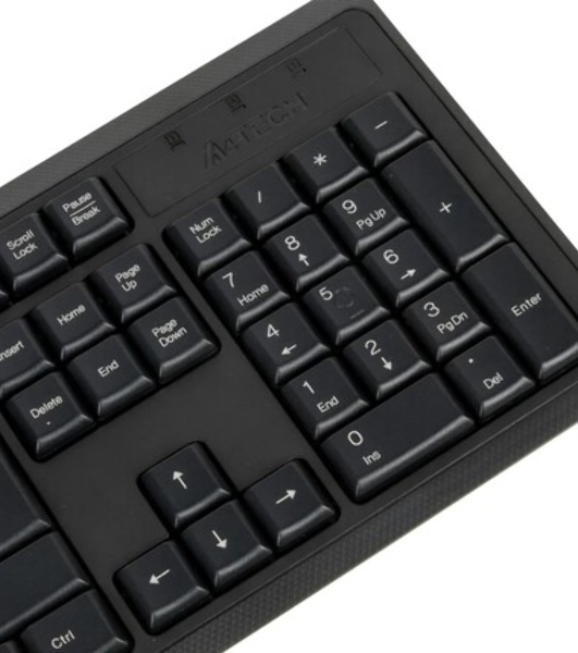 Комплект клавиатура+мышь A4Tech 4200N беспроводной, USB, 1000 DPI, чёрный