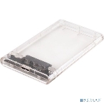 Внешний корпус USB 3.0 2.5' SATAIII HDD/SSD AgeStar 3UB2P4 (TRANSPARENCY) пластик, прозрачный, фото6