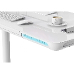 Стол компьютерный Cactus CS-EGD-WT-LED столешница закаленное стекло, белый каркас белый, фото17