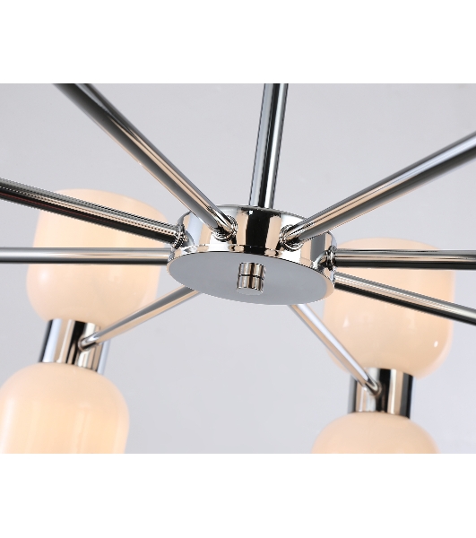 Люстра Ambrella light LH56085/16 СH/FR хром/белый матовый E14*16 max 40W D860*510