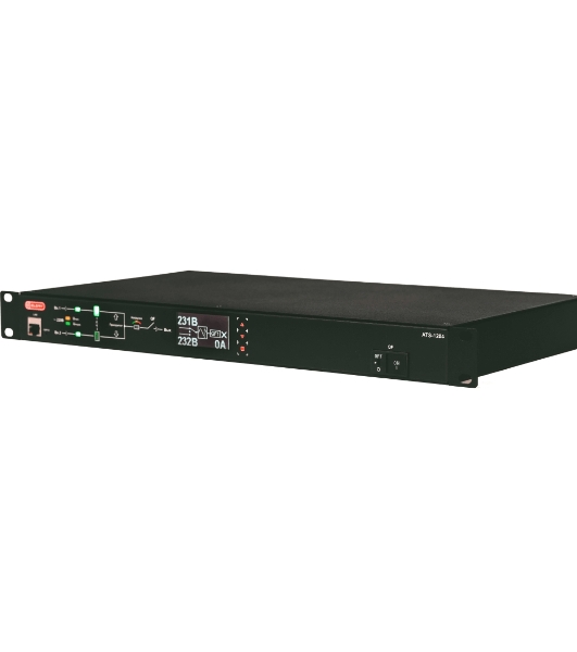 Автоматический ввод резерва ELEMY RACK ATS, 1U, 220В, 16А, OLED, Ethernet, in (2) C20, out (1) C19 (9) C13