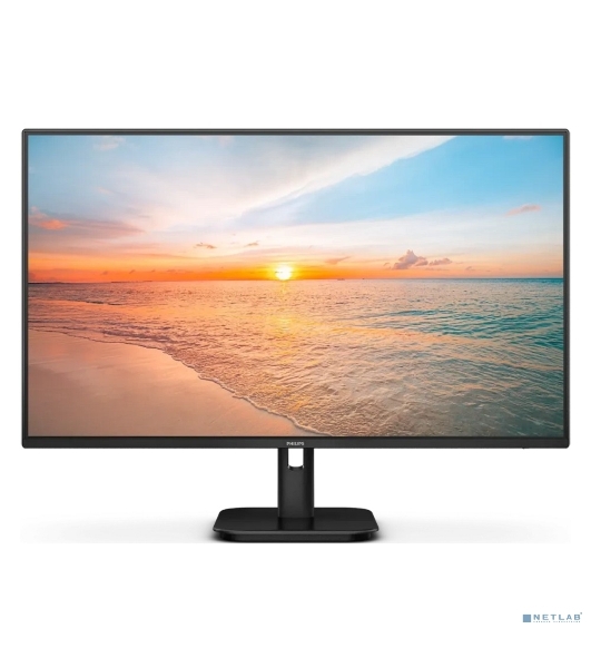 Монитор 27' Philips 27E1N1100D IPS 1920x1080, 100 Гц, 4 мс, 16:9, 250 кд/м², HDMI 1.4, VGA, DVI, 3.5 мм, Adaptive-Sync, черный