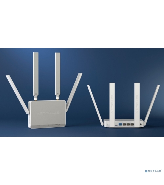 Интернет-центр Netcraze Explorer 4G (NC-4910) с модемом 4G, Mesh Wi-Fi 5 AC1200 и 4-портовым Smart-коммутатором