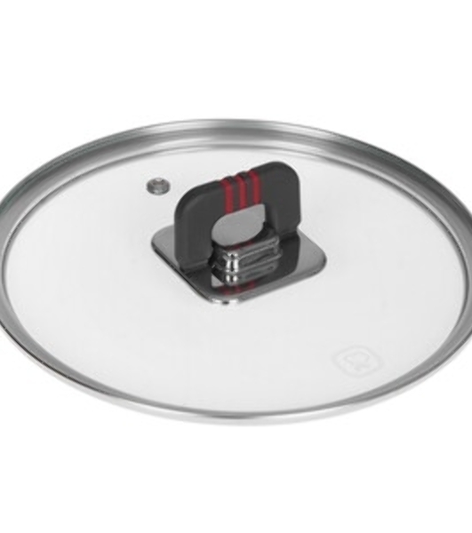Крышка Rondell Stripes RDA-1619, 20 см, руч. серый