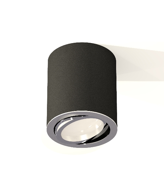Светильник Ambrella Light XS7422002 SBK/PSL черный песок/серебро полированное MR16 GU5.3 (C7422, N7003)