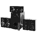 Аудиоколонки SVEN HT-210, черный, акустическая система 5.1, мощность (RMS):50Вт+5x15Вт, Bluetooth, Optical, Coaxial, FM-тюнер, USB/SD, дисплей, ПДУ, фото25