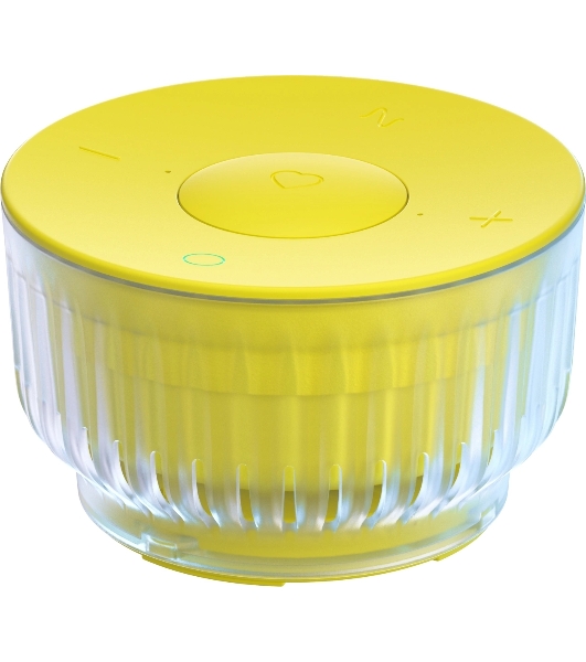 Умная колонка SBER Boom Mini 2, 5Вт, компактная, 1 динамик, GigaChat, Magnetic Sound, Мультирум, Детектор шума, Wi-Fi, Bluetooth 5.0, Салют, желтый