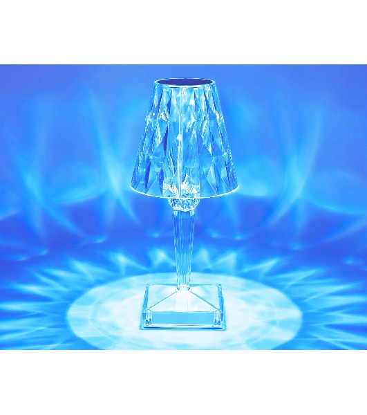 Настольная светодиодная лампа Ambrella light DE8057 CL прозрачный LED RGB 3W