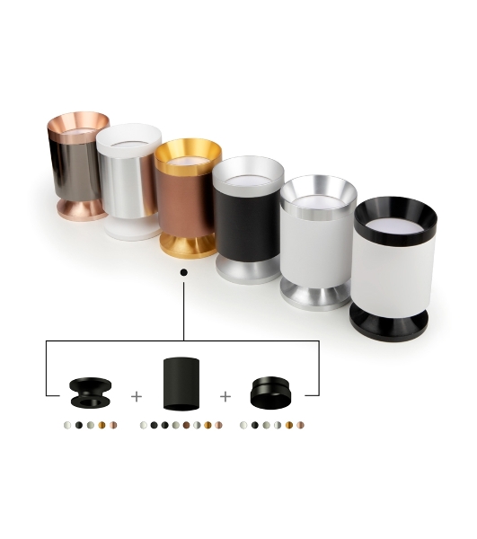 Насадка для корпуса светильника N6132 PSL серебро полированное D60*H25mm Out10mm MR16