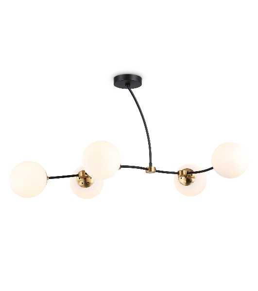 Светитльник Ambrella Light TR2548/5 BK/SB черный/бронза E27/5 max 60W 950*600*450