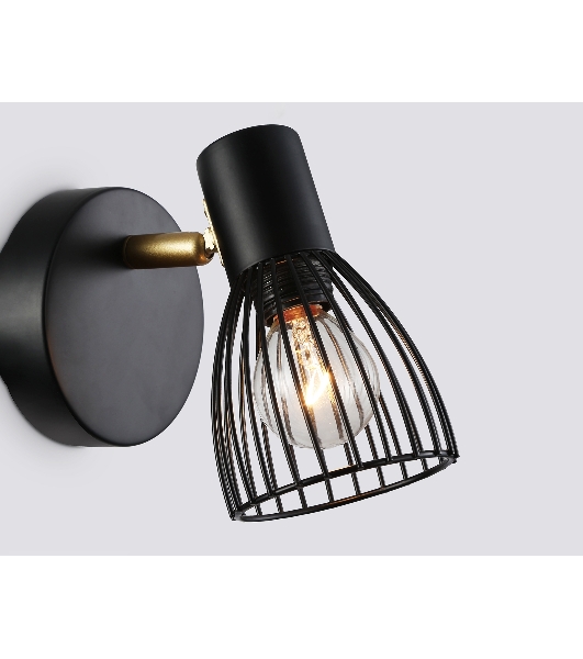 Светильник Ambrella light TR8659 BK/GD черный/золото E14 max 60W 160*100*145