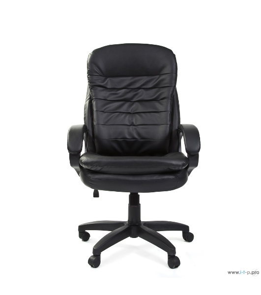 Кресло Chairman 795 LT черный, экокожа, 120 кг, механизм качания