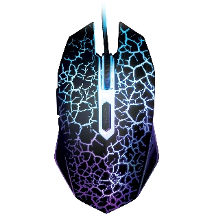 Мышь проводная Qumo Terra M02 черный, 3200 dpi, USB, кнопки - 6