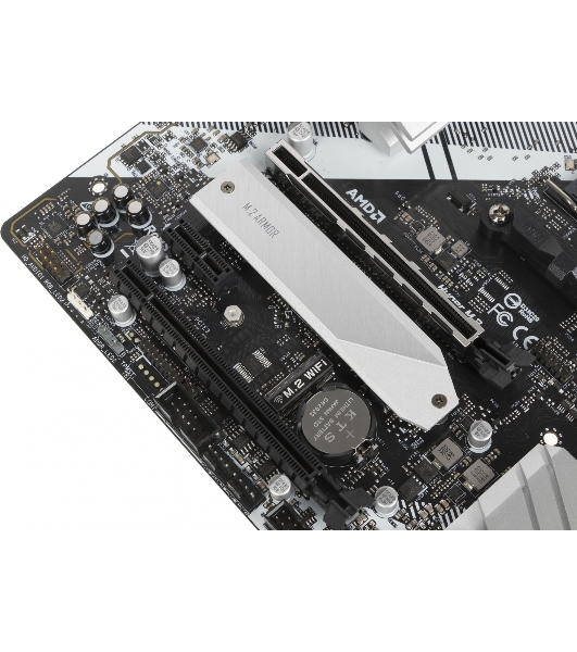 Материнская плата ASRock B550M Pro4, AM4, AMD B550, 4xDDR4, 6xSATA, 2xM.2, 1xPCI-E 3.0 x16, 1xPCI-E 4.0 x16, 1xDisplayPort, 1xHDMI, 1xVGA, 1x 1Gb LAN, 3x3.5 мм, 7.1, Micro-ATX