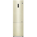 Холодильник LG GA-B509CESL бежевый глянцевый двухкамерный 277/107л морозилка снизу, No Frost, фото8