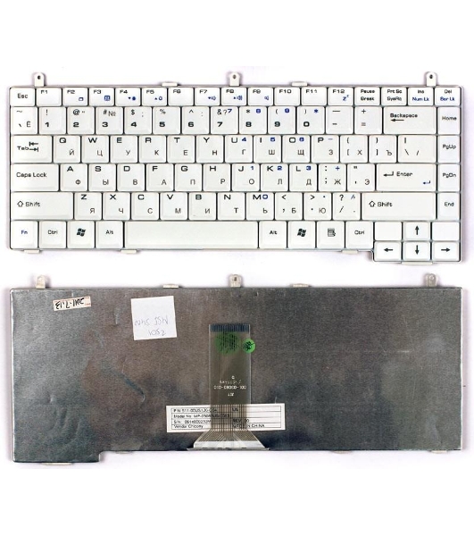 Клавиатура для ноутбука MSI S420 S425 S430 S450, белый