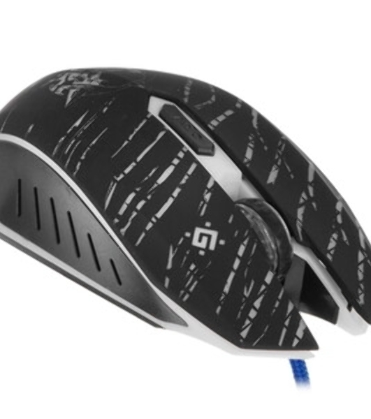 Мышь проводная Defender Dark Agent GM-590L черный, 12800 dpi, USB, кнопки - 6