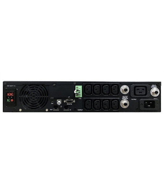 Источник бесперебойного питания Powercom Smart King RT SRT-3000A LCD 2700Вт 3000ВА черный