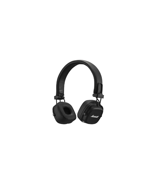 Беспроводные/проводные наушники Marshall Major IV черный, накладные, Bluetooth + проводной, беспроводная зарядка, до 80 ч