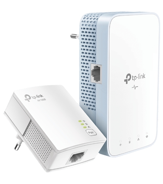Комплект гигабитных TP-Link Wi‑Fi Powerline адаптеров AV1000 Gigabit Powerline ac Wi-Fi Kit, Dual band 802.11ac Wi-Fi - AC750 dual band Wi-Fi (433Mbps on 5GHz & 300Mbps on 2.4GHz)(TL-WPA7517 & TL-PA7017)