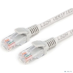Патч-корд LSZH медный UTP Cablexpert PP30-3M cat.5e, 3м, литой, многожильный, серый, фото 1