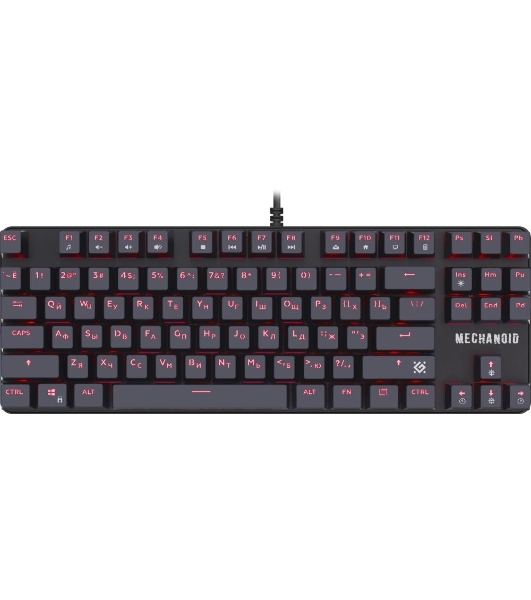 Клавиатура проводная Defender MECHANICAL MECHANOID GK-581 RU BLK