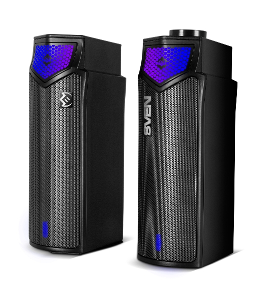 Саундбар мини SVEN SB-G1450, черный (10 Вт, питание USB, Bluetooth, подсветка)