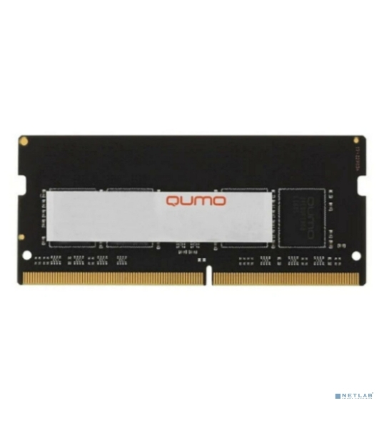 Оперативная память Qumo, DDR4, 8GB (1x8GB), 3200 MHz, CL22, без радиатора, SO-DIMM (INTEL Only)