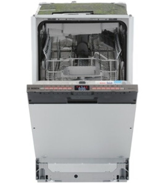 Встраиваемая посудомоечная машина Bosch SPV4EMX10E, серебристый, 44.8 см, 10 компл., 44 дБ, класс C