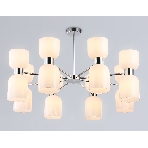 Люстра Ambrella light LH56085/16 СH/FR хром/белый матовый E14*16 max 40W D860*510, фото5