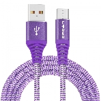 Кабель Crown USB - microUSB CMCU-3102M violet, фото2