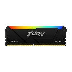 Оперативная память Kingston Fury Beast, DDR4, 16GB (1x16GB), 3200MHz, CL16, DIMM, радиатор, RGB, черный, фото7