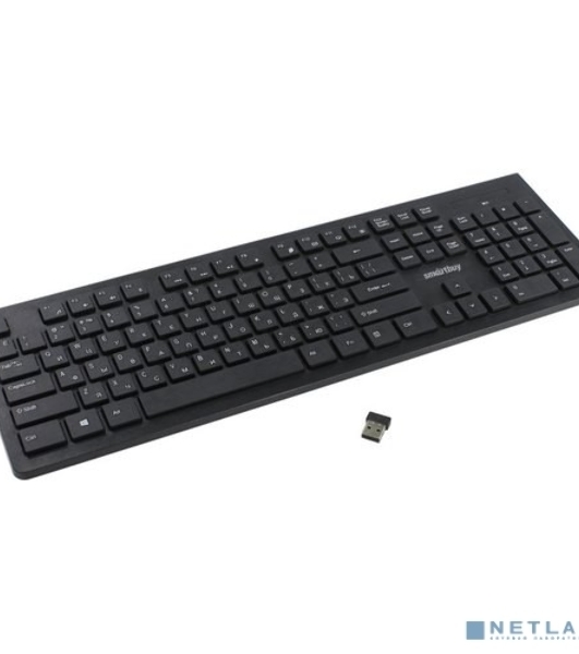 Клавиатура беспроводная мультимедийная Smartbuy 206 черная SBK-206AG-K